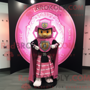 Pink Celtic Shield maskot...