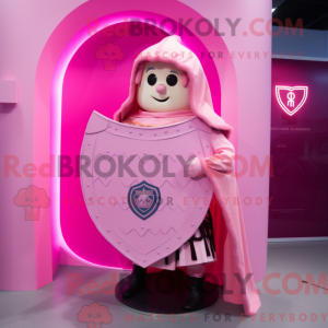 Pink Celtic Shield maskot...