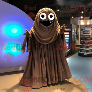 Brown Ghost mascot costume...