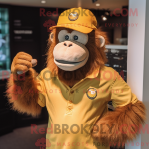Gold Orangutan mascot...