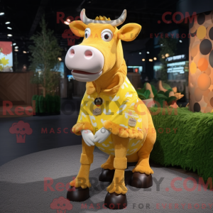 Lemon Yellow Jersey Cow...