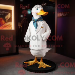 White Duck mascot costume...