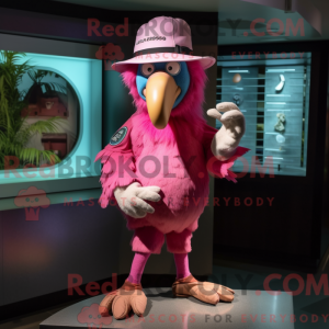 Pink Dodo Bird mascot...