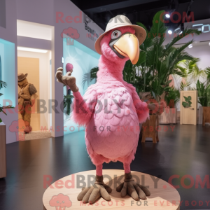Pink Dodo Bird mascot...