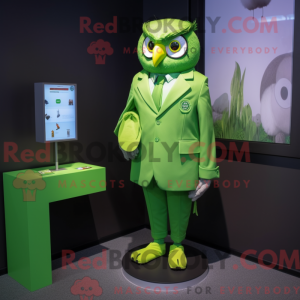 Lime Green Owl...