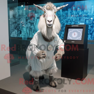 Gray Boer Goat mascot...