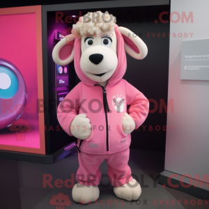 Maskottchenkostüm Rosa...