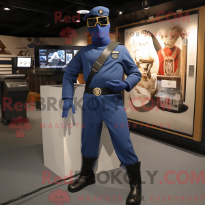 Navy Gi Joe maskot kostume...