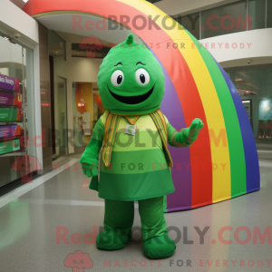 Green Rainbow mascot...