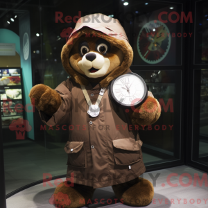 Brown Wrist Watch mascot...