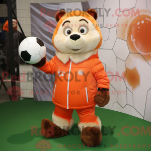 Peach Soccer Goal mascot...