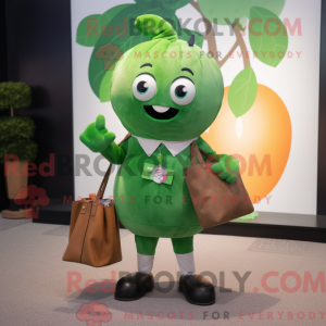 Forest Green Apricot mascot...