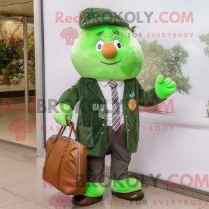 Forest Green Apricot mascot...