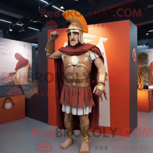 Brown Roman Soldier mascot...