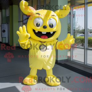 Personaggio mascotte demone...