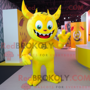 Lemon Yellow Demon mascot...