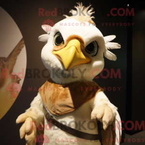 Cream Hawk maskot kostume...