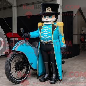 Cyan Ring Master mascot...