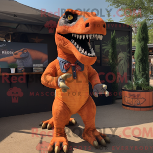 Rust T Rex mascottekostuum...