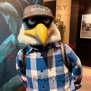 Blue Haast S Eagle mascot...