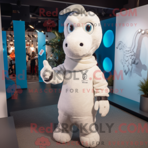 White Sea Horse mascot...