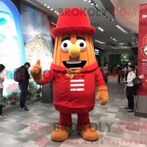 Red French Fries mascot...