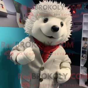 White Hedgehog mascot...
