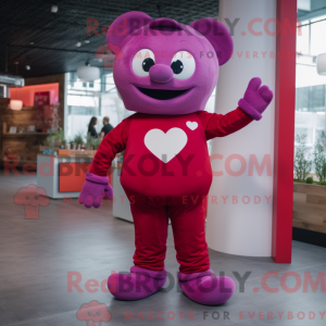 Magenta Love Letter mascot...