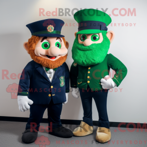 Navy Leprechaun mascot...