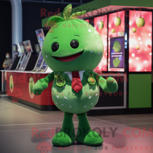 Green Strawberry mascot...