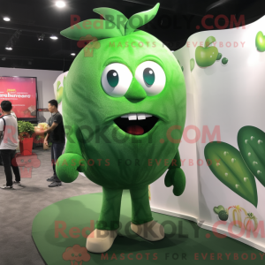 Green Strawberry mascot...
