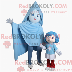 Sky Blue Acrobat maskot...