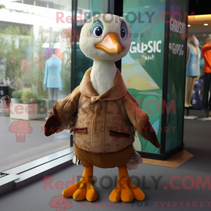 Rust Gosling mascot costume...