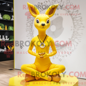 Yellow Roe Deer mascot...