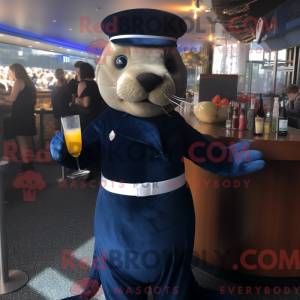 Navy Sea Lion mascot...