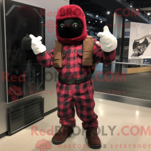 Maroon Gi Joe mascot...