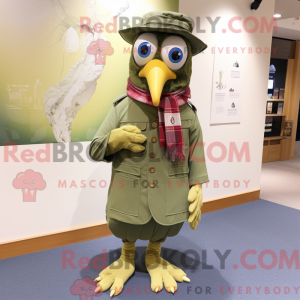 Olive Woodpecker maskot...