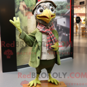 Olive Woodpecker mascot...