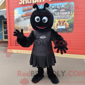 Black Shrimp Scampi mascot...