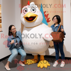 White Chicken mascot...