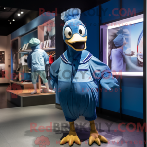 Blue Goose mascot costume...