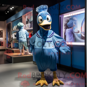 Blue Goose maskot kostume...