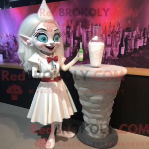 White Elf mascot costume...