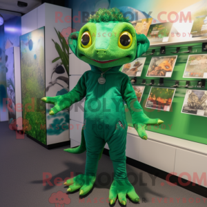 Forest Green Geckos mascot...