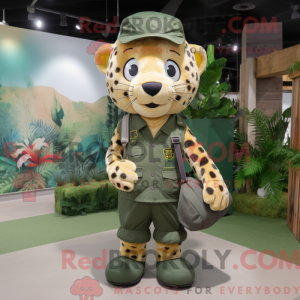 Olive Leopard mascot...