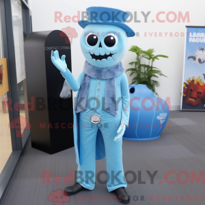 Sky Blue Graveyard mascot...