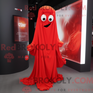 Red Ghost-maskotdraktfigur...