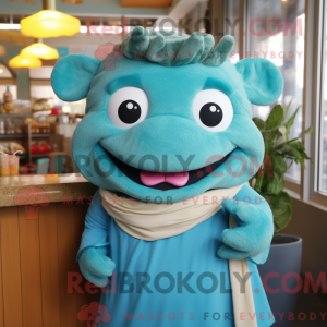 Postava maskota Cyan Beef...