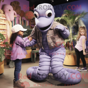 Lavender Titanoboa mascot...