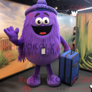 Purple Spaghetti mascot...